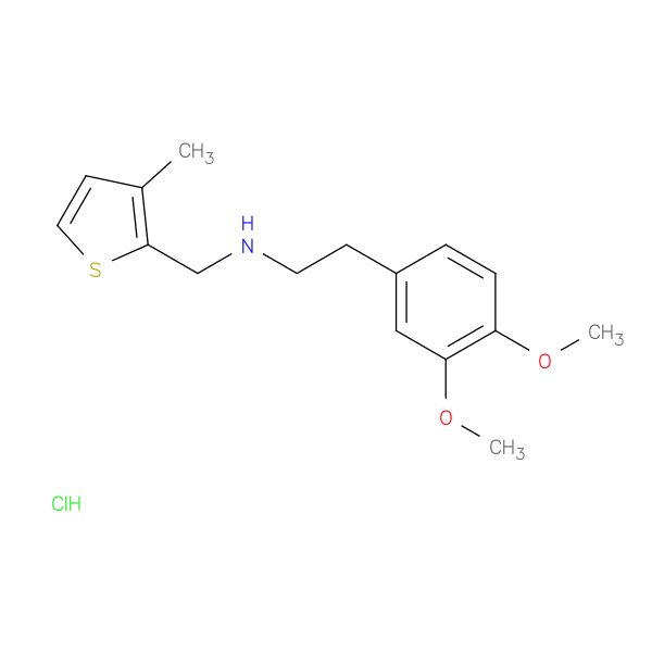 [2-(3,4-dimethoxyphenyl)ethyl][(3-methylthiophen-2-yl)methyl]amine hydrochloride