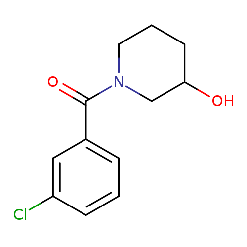 1-(3-chlorobenzoyl)piperidin-3-ol