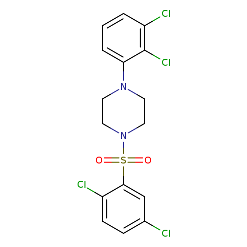 1-(2,5-dichlorobenzenesulfonyl)-4-(2,3-dichlorophenyl)piperazine