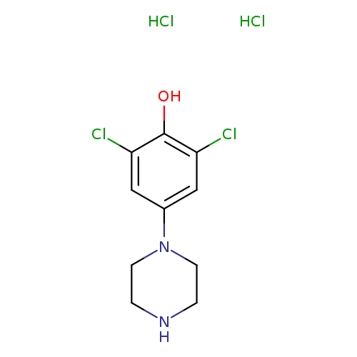 2,6-dichloro-4-(piperazin-1-yl)phenoldihydrochloride