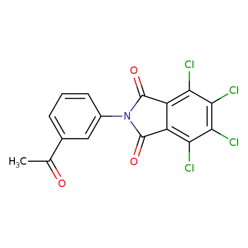2-(3-acetylphenyl)-4,5,6,7-tetrachloro-2,3-dihydro-1H-isoindole-1,3-dione