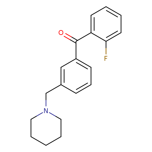 2-Fluoro-3'-piperidinomethyl benzophenone