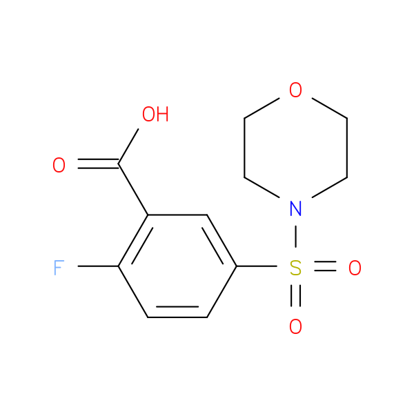 2-Fluoro-5-(morpholine-4-sulfonyl)-benzoic acid