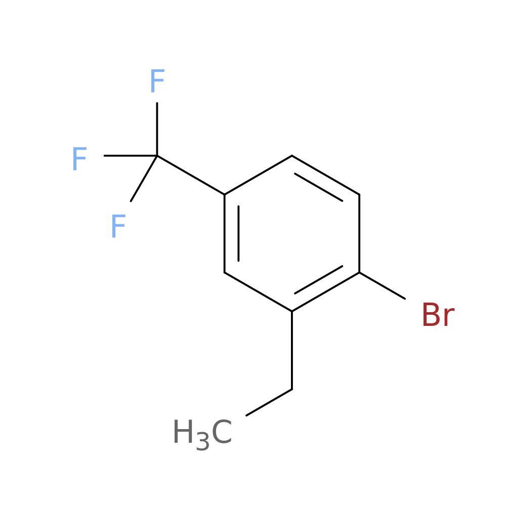 Benzene, 1-bromo-2-ethyl-4-(trifluoromethyl)-