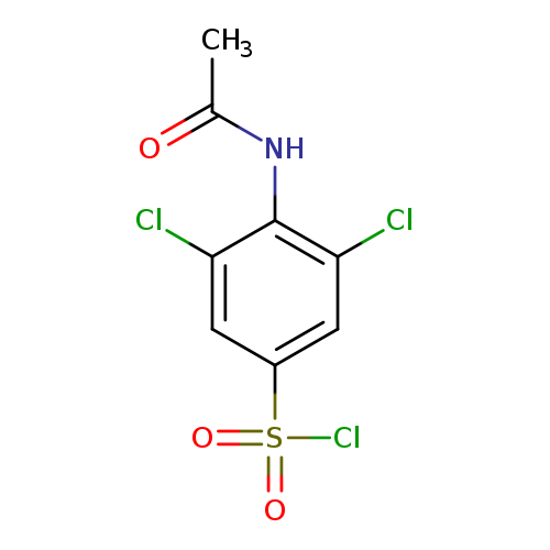 3,5-dichloro-4-acetamidobenzene-1-sulfonyl chloride