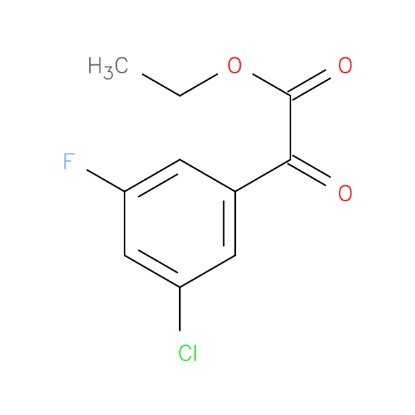 ETHYL 3-CHLORO-5-FLUOROBENZOYLFORMATE