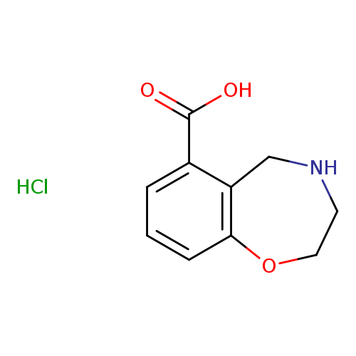 2,3,4,5-tetrahydro-1,4-benzoxazepine-6-carboxylic acid hydrochloride