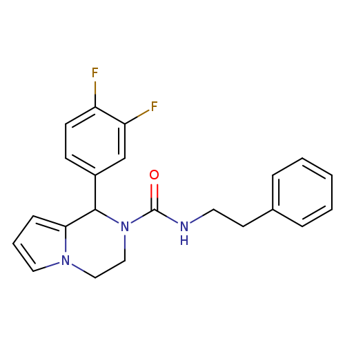 1-(3,4-difluorophenyl)-N-(2-phenylethyl)-1H,2H,3H,4H-pyrrolo[1,2-a]pyrazine-2-carboxamide