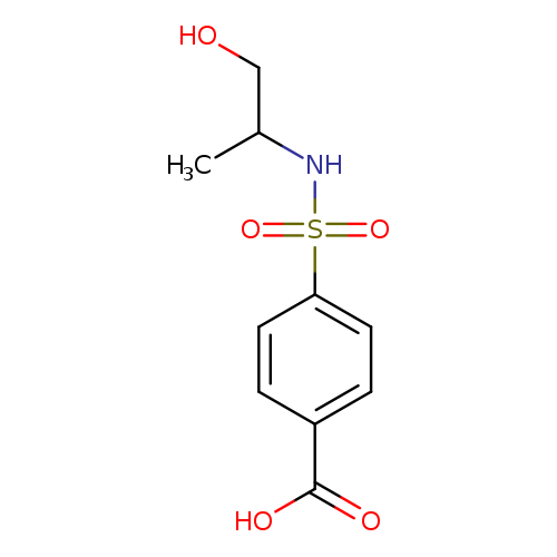 4-[(1-hydroxypropan-2-yl)sulfamoyl]benzoic acid