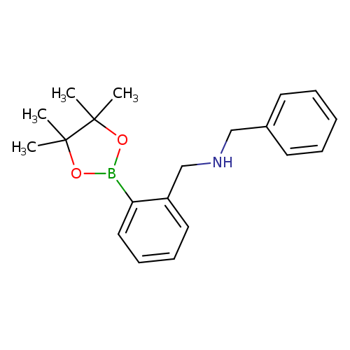 Benzenemethanamine, N-(phenylmethyl)-2-(4,4,5,5-tetramethyl-1,3,2-dioxaborolan-2-yl)-