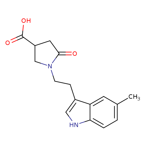 1-[2-(5-Methyl-1h-indol-3-yl)ethyl]-5-oxopyrrolidine-3-carboxylic acid