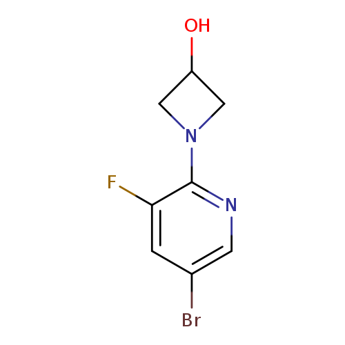 1-(5-bromo-3-fluoropyridin-2-yl)azetidin-3-ol