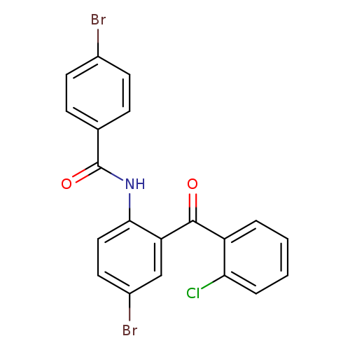 4-bromo-N-[4-bromo-2-(2-chlorobenzoyl)phenyl]benzamide