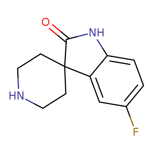 1,2-DIHYDRO-2-OXO-SPIRO[5-FLUORO-3H-INDOLE-3,4'-PIPERIDINE]