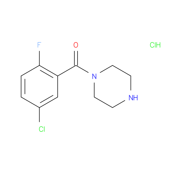 1-(5-chloro-2-fluorobenzoyl)piperazine hydrochloride