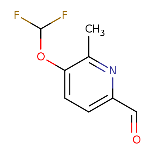 5-(difluoromethoxy)-6-methylpyridine-2-carbaldehyde