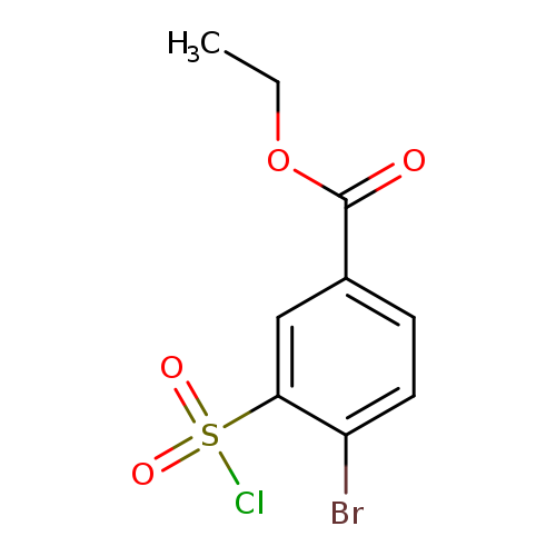 Ethyl 4-bromo-3-(chlorosulfonyl)benzoate