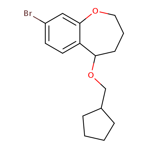 8-bromo-5-(cyclopentylmethoxy)-2,3,4,5-tetrahydro-1-benzoxepine