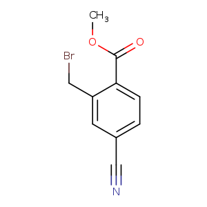 Benzoic acid, 2-(bromomethyl)-4-cyano-, methyl ester