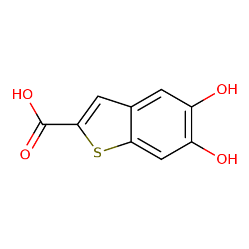 5,6-dihydroxy-1-benzothiophene-2-carboxylic acid