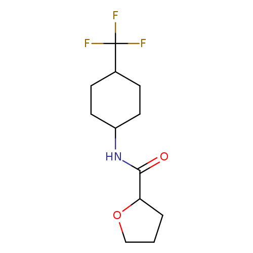 N-[4-(trifluoromethyl)cyclohexyl]oxolane-2-carboxamide
