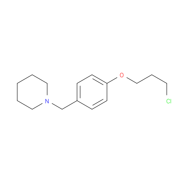 1-{[4-(3-chloropropoxy)phenyl]methyl}piperidine