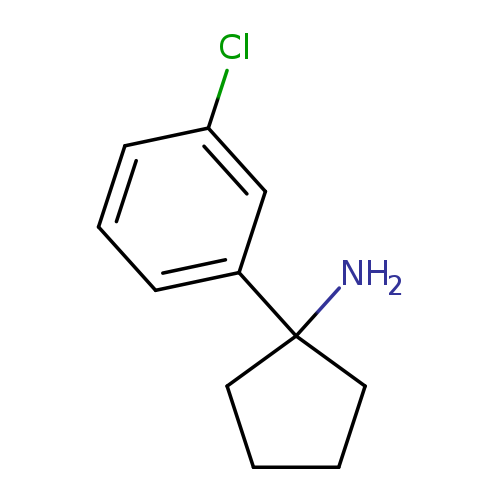 1-(3-chlorophenyl)cyclopentan-1-amine