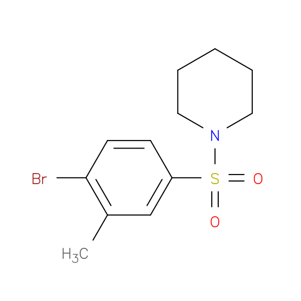 1-(4-Bromo-3-methylphenylsulfonyl)piperidine