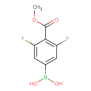 Benzoic acid, 4-borono-2,6-difluoro-, 1-methyl ester
