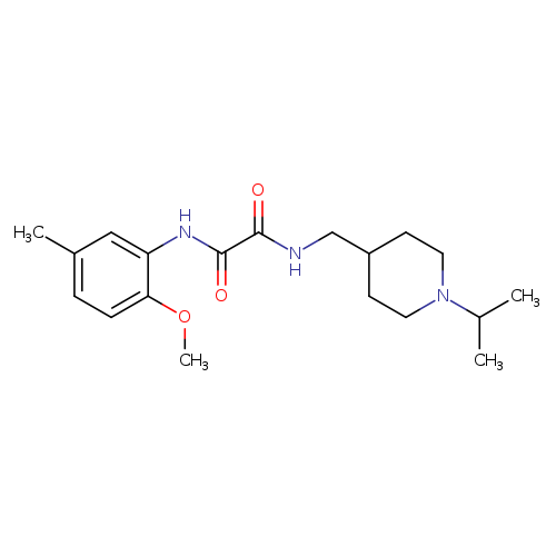 N'-(2-methoxy-5-methylphenyl)-N-{[1-(propan-2-yl)piperidin-4-yl]methyl}ethanediamide