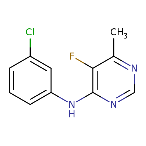 N-(3-chlorophenyl)-5-fluoro-6-methylpyrimidin-4-amine