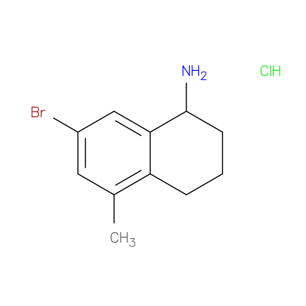 7-Bromo-5-methyl-1,2,3,4-tetrahydronaphthalen-1-amine hydrochloride