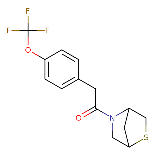 1-{2-thia-5-azabicyclo[2.2.1]heptan-5-yl}-2-[4-(trifluoromethoxy)phenyl]ethan-1-one