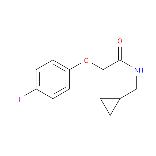 N-(cyclopropylmethyl)-2-(4-iodophenoxy)acetamide