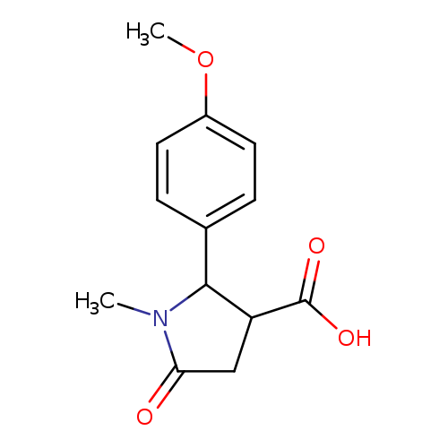 2-(4-Methoxyphenyl)-1-methyl-5-oxopyrrolidine-3-carboxylic acid