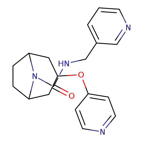 N-[(pyridin-3-yl)methyl]-3-(pyridin-4-yloxy)-8-azabicyclo[3.2.1]octane-8-carboxamide