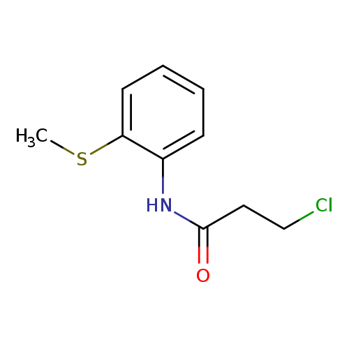 3-Chloro-n-[2-(methylthio)phenyl]propanamide