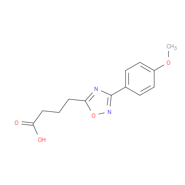 4-[3-(4-methoxyphenyl)-1,2,4-oxadiazol-5-yl]butanoic acid