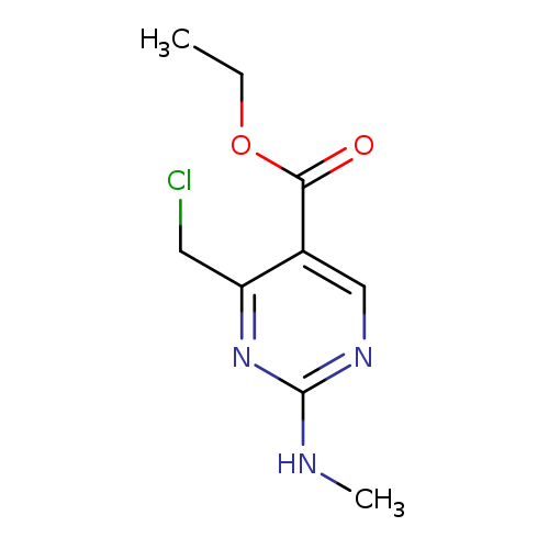 ethyl4-(chloromethyl)-2-(methylamino)pyrimidine-5-carboxylate