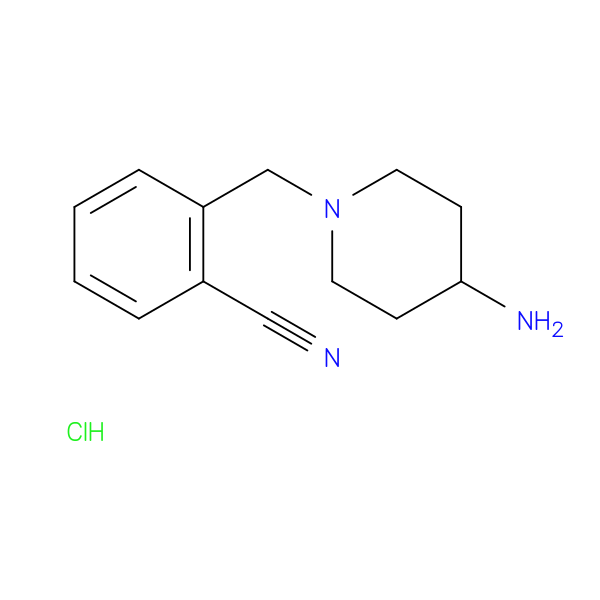 2-((4-Aminopiperidin-1-yl)methyl)benzonitrile hydrochloride