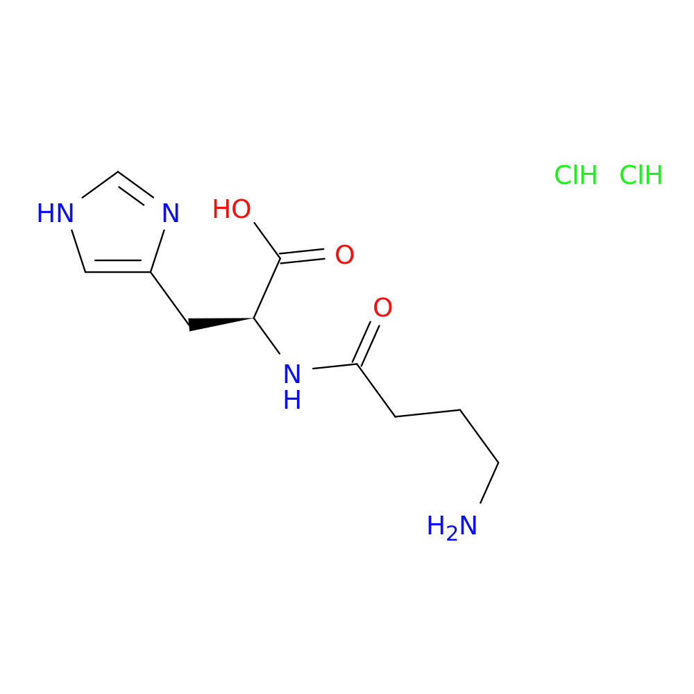 (2S)-2-(4-aminobutanamido)-3-(1H-imidazol-4-yl)propanoic acid dihydrochloride
