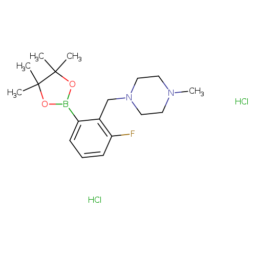 3-Fluoro-2-(N-methylpiperazinomethyl)phenylboronic acid pinacol ester, DiHCl