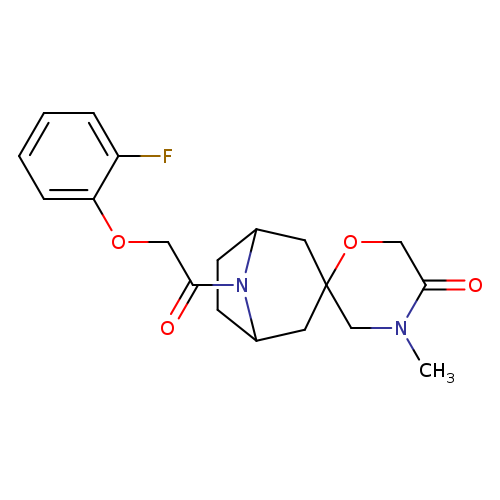8-[2-(2-fluorophenoxy)acetyl]-4'-methyl-8-azaspiro[bicyclo[3.2.1]octane-3,2'-morpholin]-5'-one