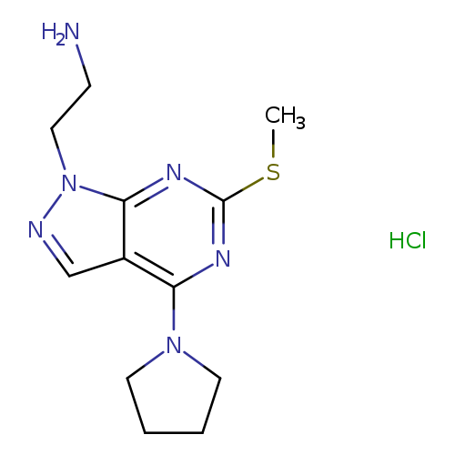 (2-[6-(METHYLTHIO)-4-PYRROLIDIN-1-YL-1H-PYRAZOLO[3,4-D]PYRIMIDIN-1-YL]ETH+
