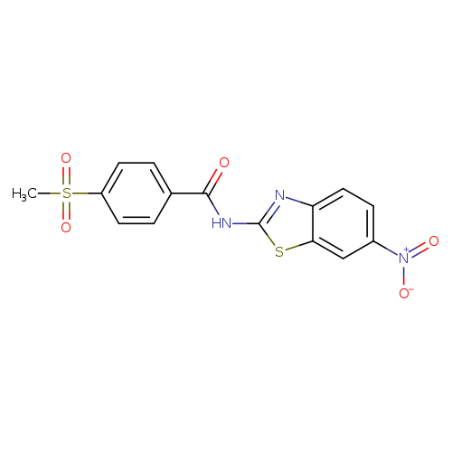 4-methanesulfonyl-N-(6-nitro-1,3-benzothiazol-2-yl)benzamide