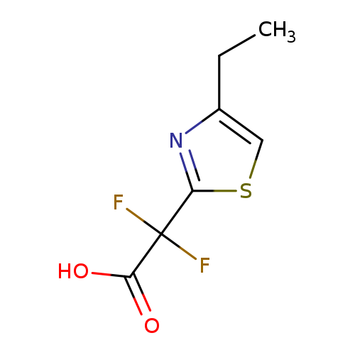 2-(4-ethyl-1,3-thiazol-2-yl)-2,2-difluoroaceticacid