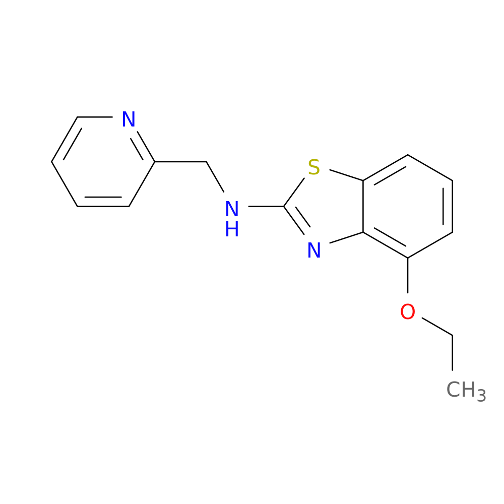 4-Ethoxy-N-(pyridin-2-ylmethyl)-1,3-benzothiazol-2-amine