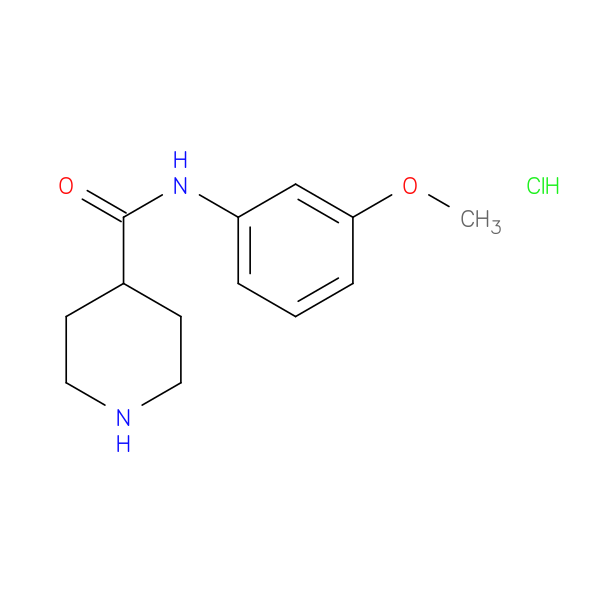 N-(3-methoxyphenyl)piperidine-4-carboxamide hydrochloride