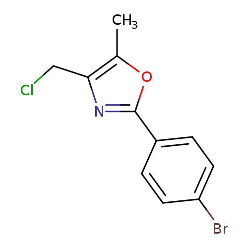 2-(4-Bromophenyl)-4-(chloromethyl)-5-methyloxazole