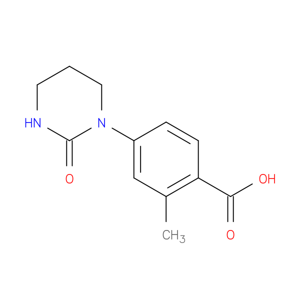 2-methyl-4-(2-oxo-1,3-diazinan-1-yl)benzoic acid